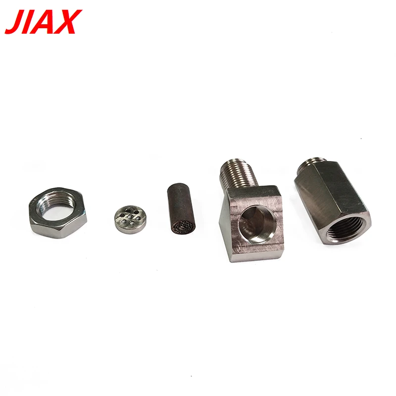 o2 sensor Mini Catalyst converter spacer bung for rear sensor,not remove main Exhaust Catalyst,Check engine light FIX 4