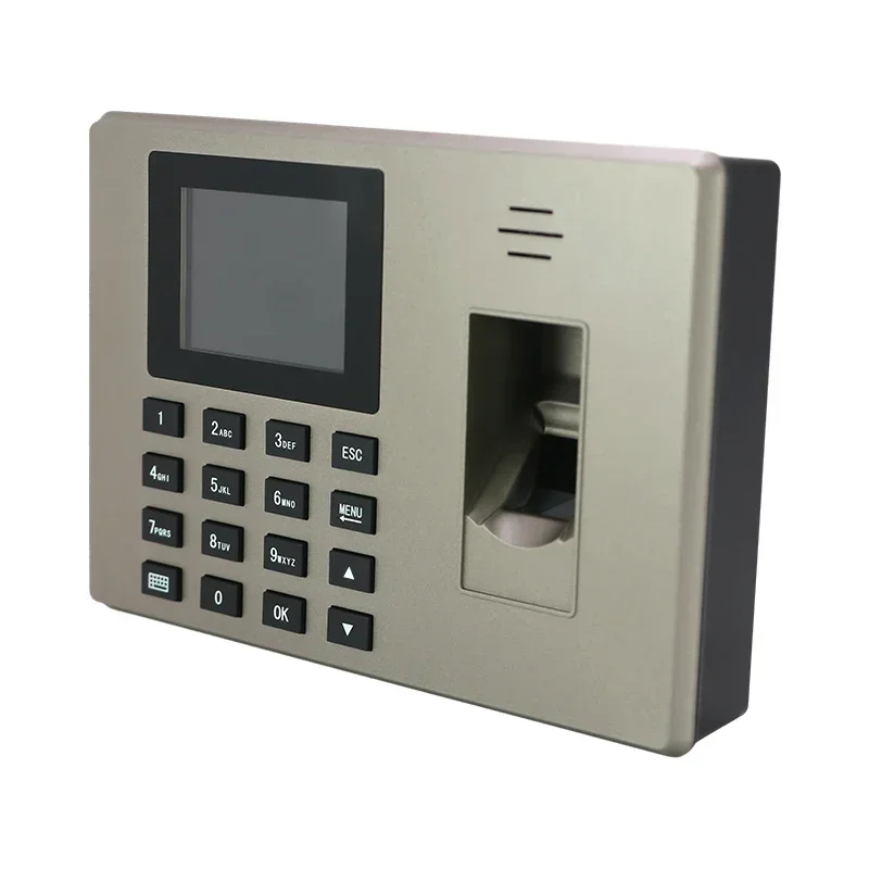 CN biometric fingerprint punch usb time clock office attendance system recorder timing employee machine multi-language -gold