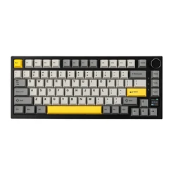 Enhanced Wireless/Wired Mechanical Keyboard with TFT Screen - Ajazz Flying Fish (Grey)