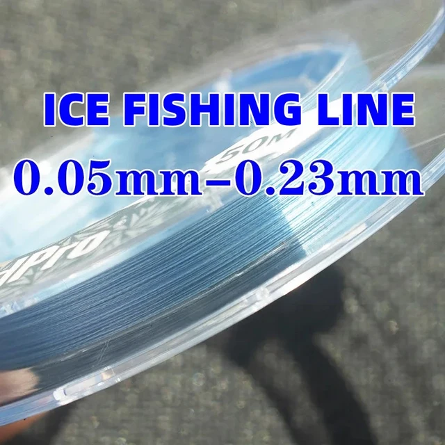 SF 300M Winter Ice Fishing Line Monofilament Winter Fishing X-Strong with  Spool Mono Line 3/4/6/8LB Fishing Wire Freshwater