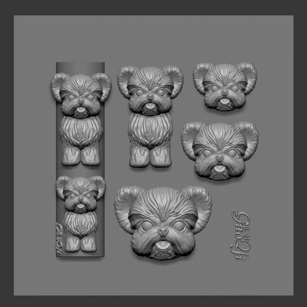 Description Picture 5 of item1pc Cute Dog Cat Bear Butterfly  3D Acrylic Mold Nail Art Decorations  Nails DIY Design Silicone Nail Art Templates Nails  Mold