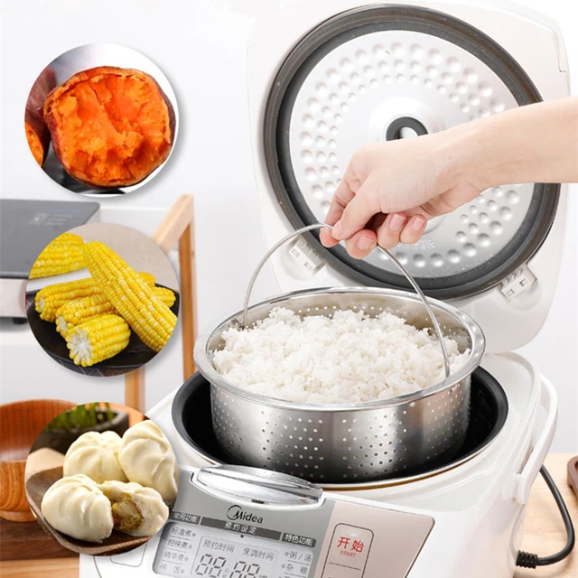 Stainless Steel Kitchen Steam Basket Pressure Cooker Anti-scald