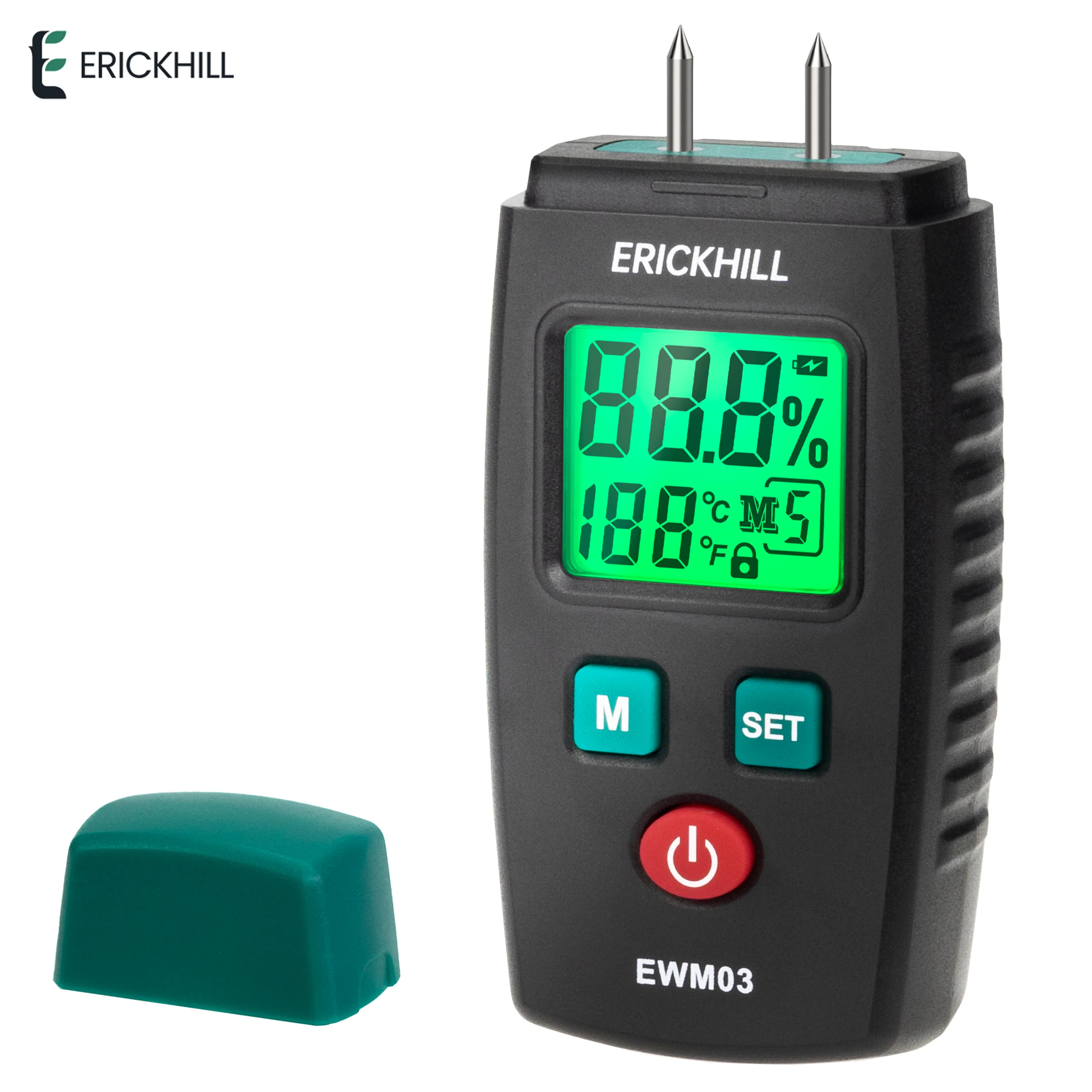 

Wood Moisture Meter Digital Hygrometer Wall Water Tester Wood Moisture Portable Tool LCD Display Concrete Cement Brick Detector