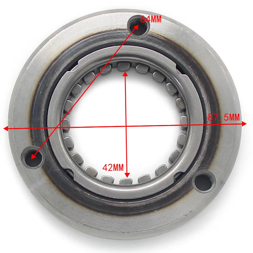 Мотоциклетный односторонний стартовый подшипник сцепления для Honda CH250 FES250 CN250 NSS250 ABS foressight PS250 28120-KM1-003 28120-KM1-013 Мотоциклетный односторонний стартовый подшипник сцепления для Honda CH250 FES250 CN250 NSS250 ABS foressight PS250 28120-KM1-003 28120-KM1-013