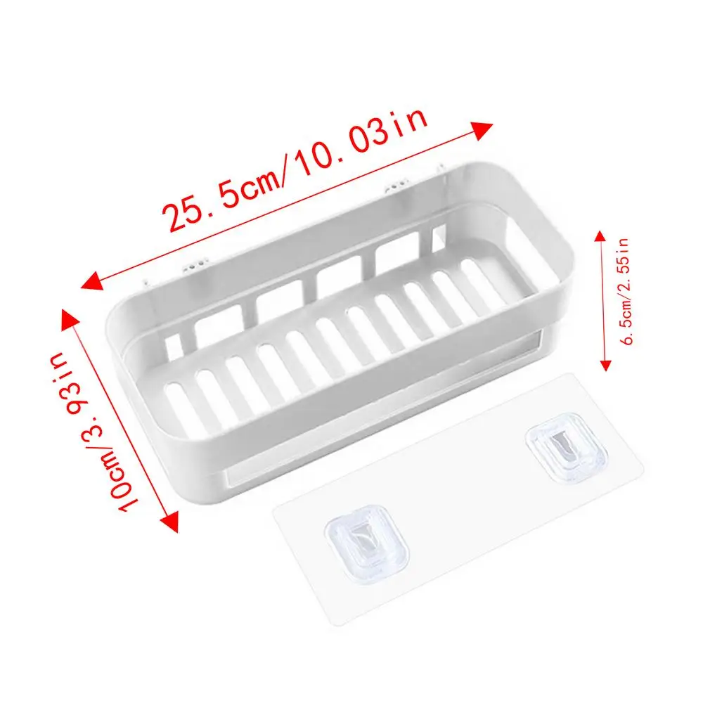 Description Picture 6 of itemWall Mounted Organizer Makeup Table Storage Box Shelf Adhesive Hanger Kitchen Bathroom Storage Rack Drawer Organizer Rack