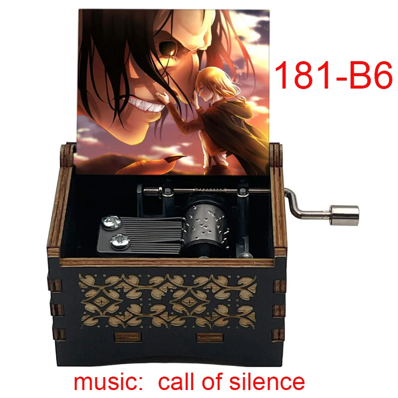 Anime Titan music call of silence Music Box Musical attack on Theme Fans Kids Festival New Year Gifts music box