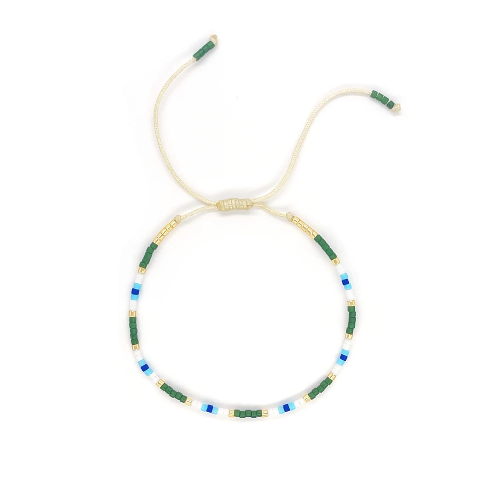 KKBEAD Armband mit bösem Blick, für Damen und Mädchen, zierliche Accessoires, Schmuck, Geschenk, handgefertigt, Miyuki-Perlen-Pulseras – Detail 11