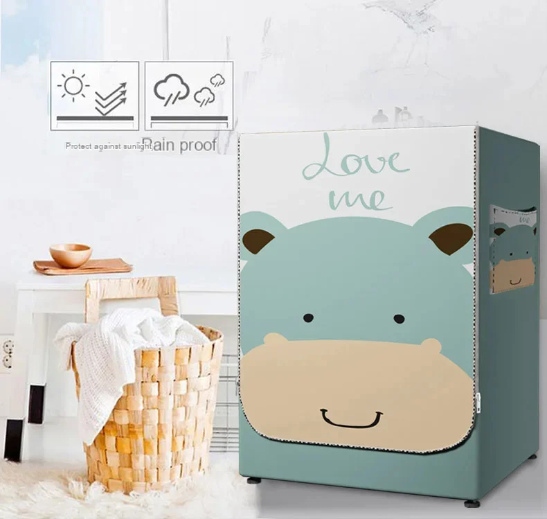 Description Picture 4 of itemWashing Machine Cover External Dust Dryer Passport Power Cabinet Protective Underwear Universal Waterproof Blanket Cape Case