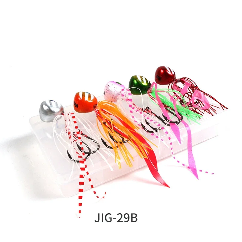 

5 шт./коркоркор. Tenya Kabura Pesca Inchiku Slider 60 г 80 г 100 г металлическая Мормышка Осьминог с юбкой свинцовая японская рыболовная приманка для джиггинга