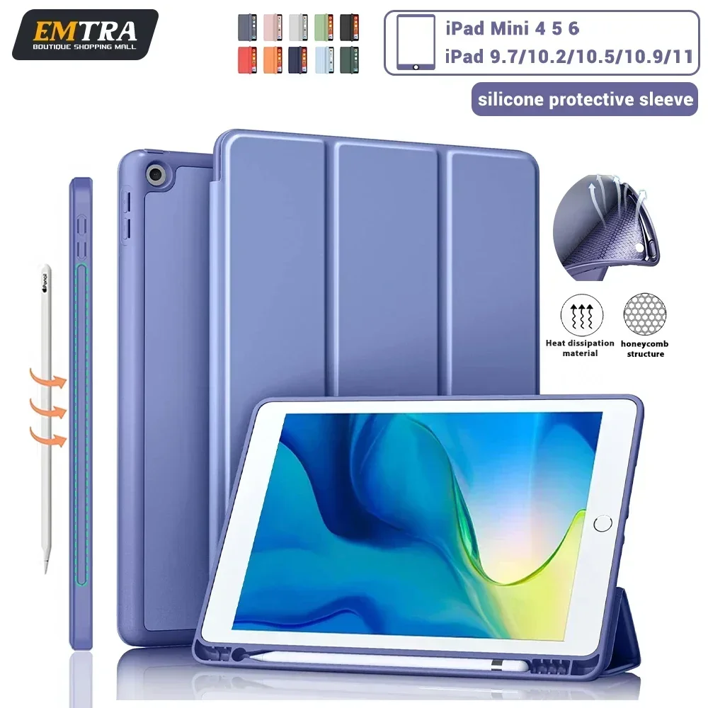 Premium iPad Case with Pencil Holder and Protective Cover