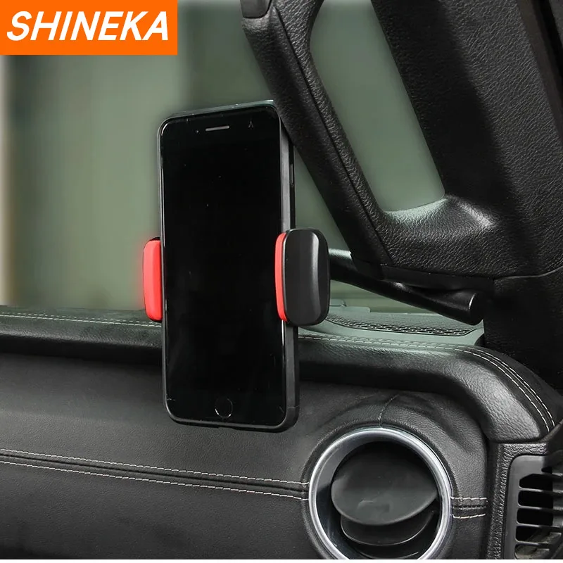Support Téléphone Magnétique Pour Jeep Wrangler JK JL 4xe Gladiator 2007-2023 - Noir - 5