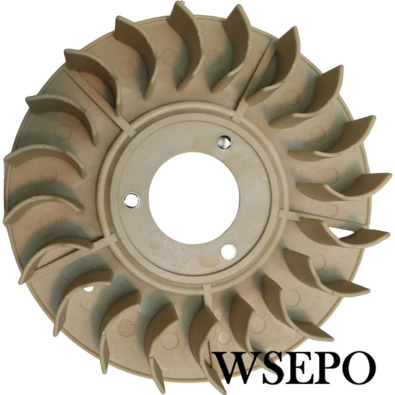 Refrigeração Plástico do Rotor do Gerador da Qualidade se Encaixa o Motor a Gás 188f 190f Gx390 Gx420 Gx440 Diesel 186f 188f Alimentado Genconjunto 58kw o fã de