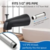 Bathroom Tub Spout For E531D-1F-62, Tub Spout With Shower Diverter 1/2Inch IPS Inside Thread Bathtub Faucet Spout 2