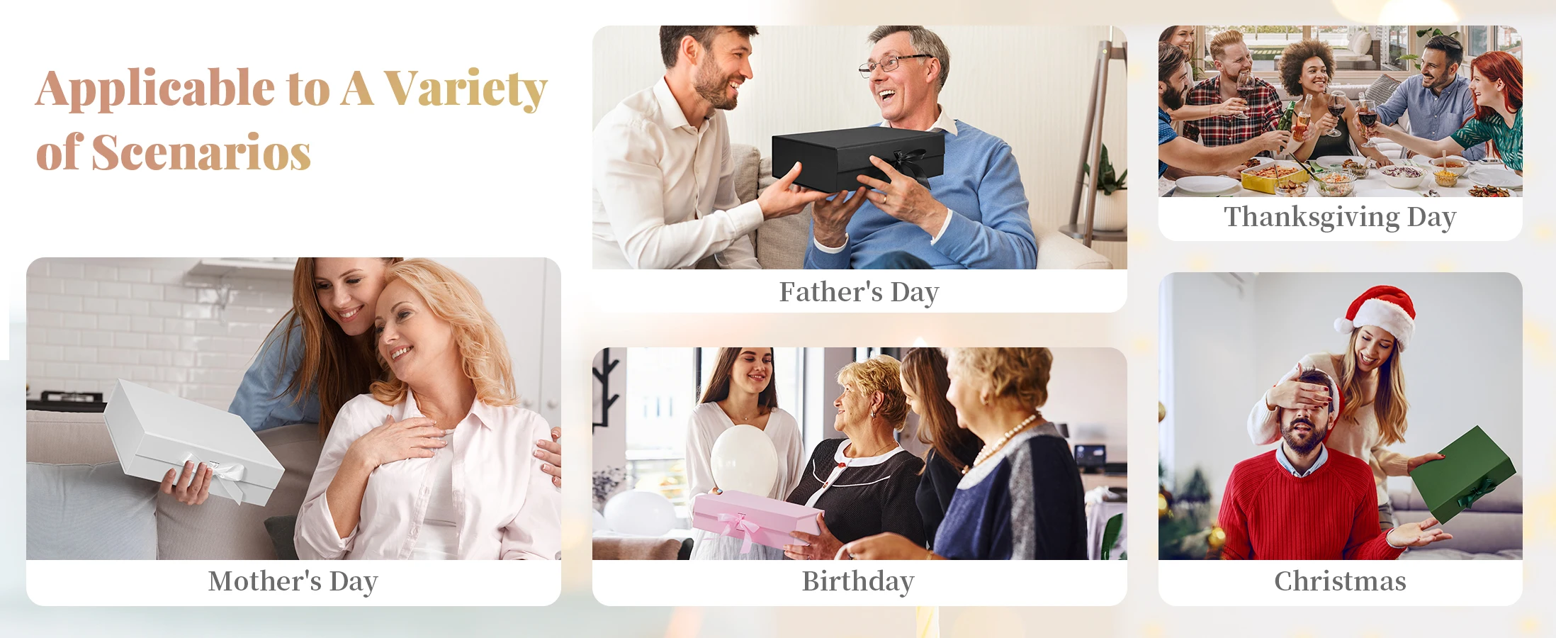 10-1Pcs Magnetic Closure Gift Packaging Box with Ribbon | Collapsible Box with Lid for ... - SKU MCGB2323 - UGI Packaging