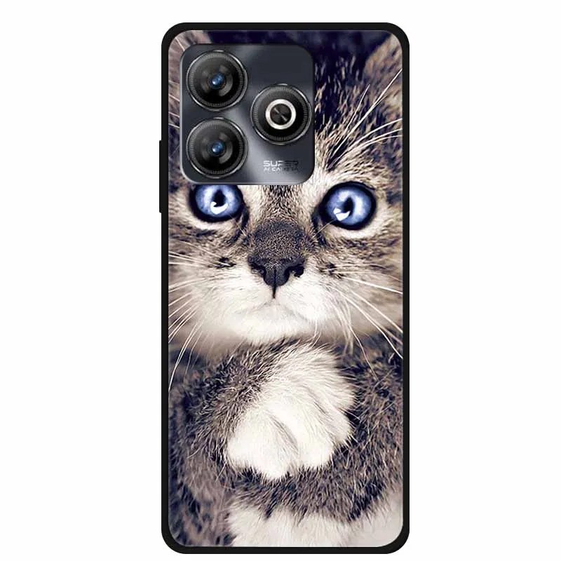 Luxury Black Silicone Soft Phone Case - Protective Back Cover Shell