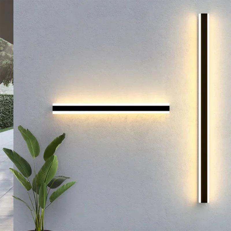 산업용 LED 벽 램프, 레트로 한 단어 야외 방수 조명, 안뜰 정원 복도 통로용 아크릴 조경 기구