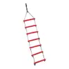MagiDeal Safe Kids Indoor Outdoor Playhouse 6 Rungs Rope Climbing Ladder Play Sport Fun Toy for Garden Treehouse 120KG 2Colors 6