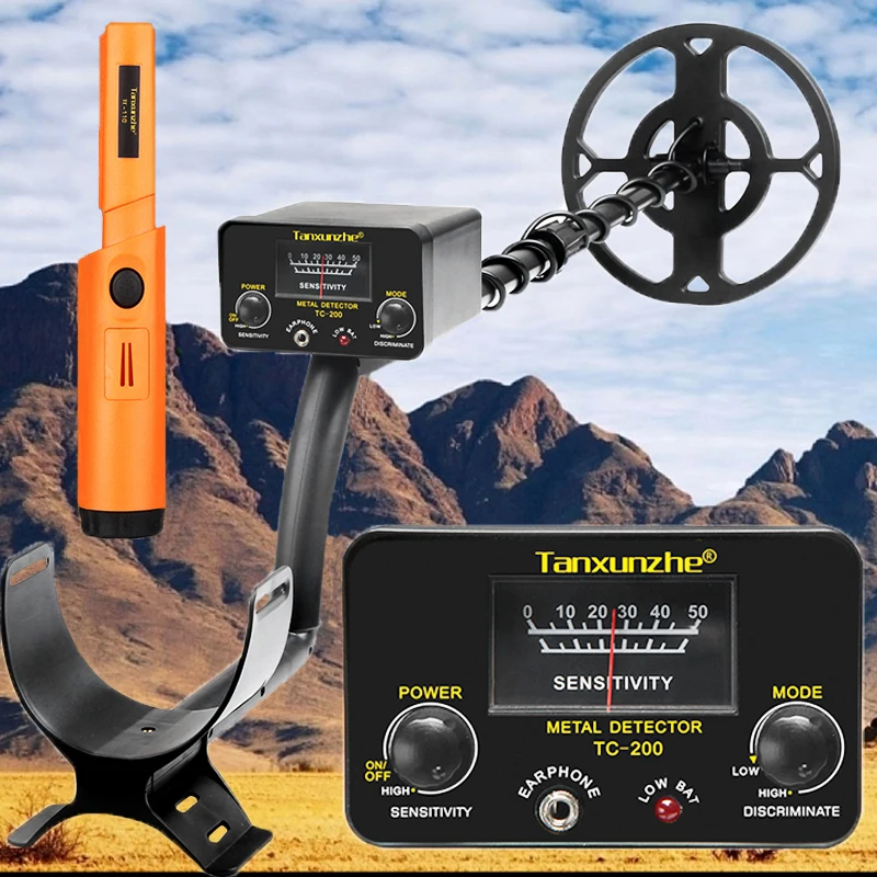 Metal Detector Tanxunzhe Underground Professional DepthSearch Finder Gold Detector Treasure Detecting Pinpointer Waterproof hot