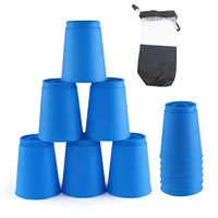 12Pcs Kid Quick Stacking Cups Set Mini Speed Training Game Fun Stacking Cup Fast Paced Game for Boys Girls 1