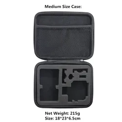 Portable Waterproof Shockproof Carrying Case for Action Camera Accessories (M BOX)