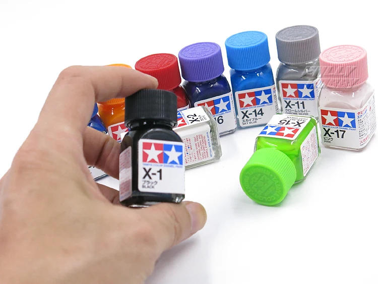 10ml Tamiya XF1-XF24 model paint oily enamel paint matte series 12 3
