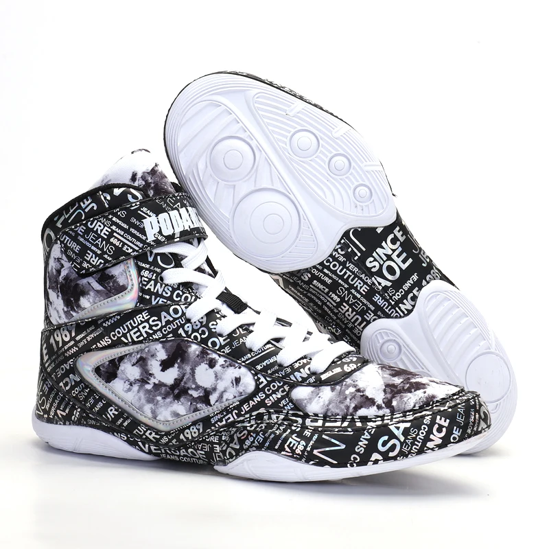 Day-Key Synthetic Leather Wrestling Shoes