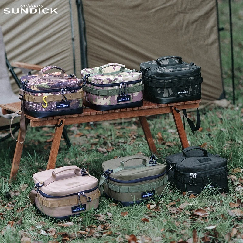 Outdoor Camping Insulated Bowl & Cup Storage Bag - Multiple Color Options
