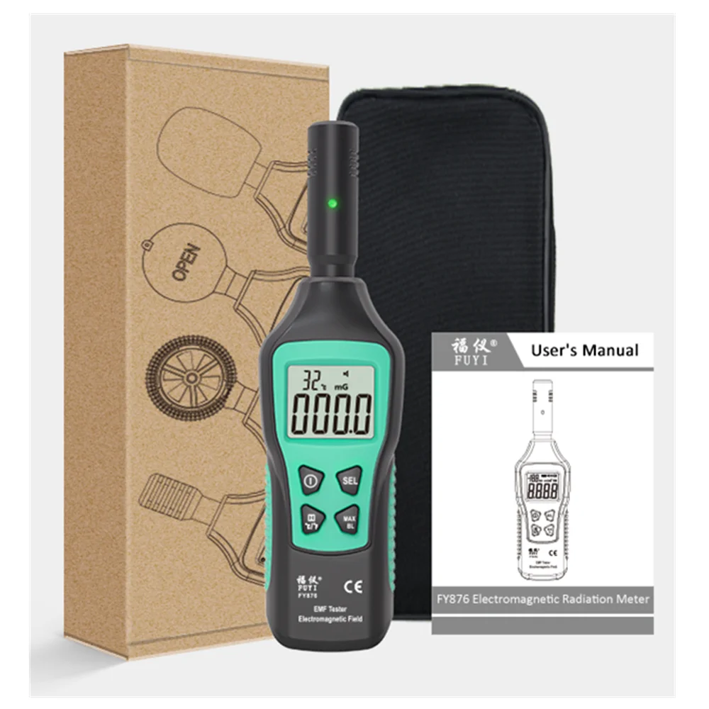 Household Radiation Dosimeter Nuclear Detector Counter Geiger Emf Meter Electromagnetic Paranormal Search Tools Counter Monitor radiation detector emf meter tester geiger counter