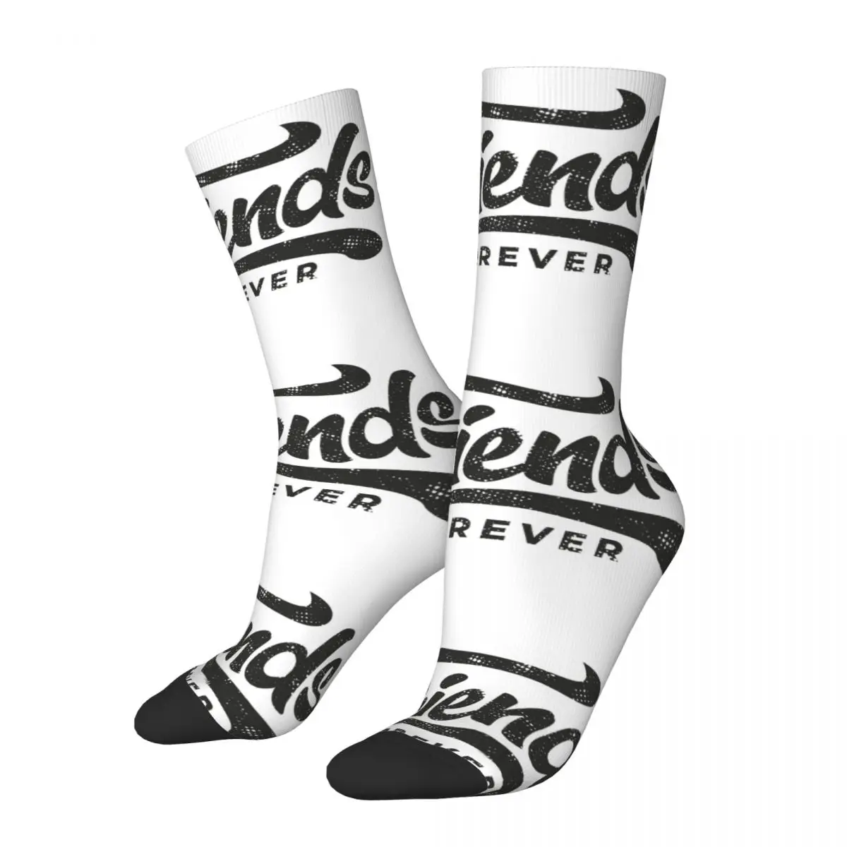 

Good Friends Are Forever Friends TV Play Socks Male Mens Women Winter Stockings Printed