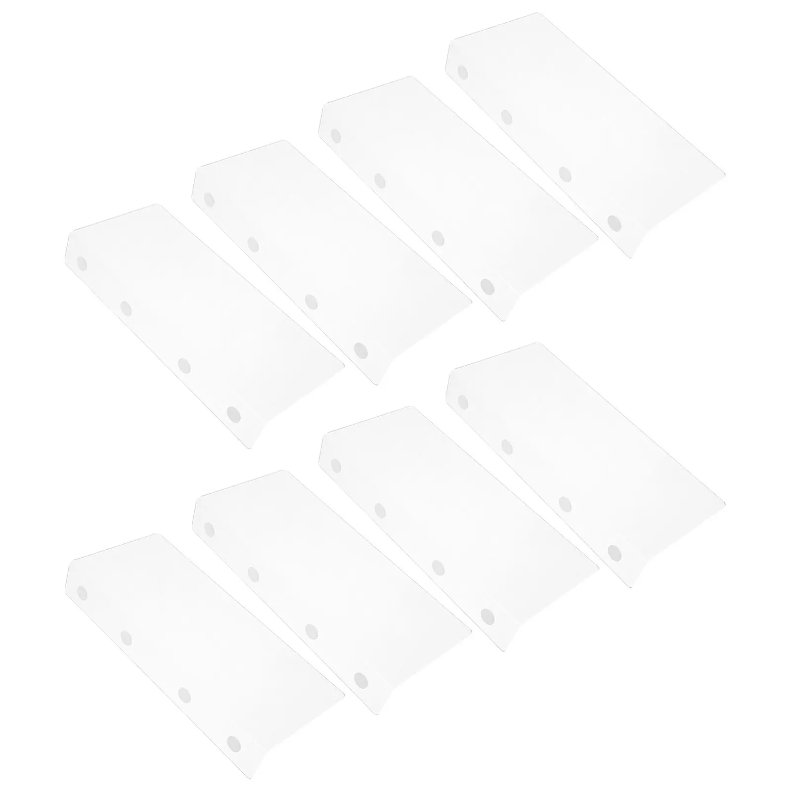 8Pcs 아크릴 선반 디바이더 투명한 투명한 옷장 정리함 스웨터 책 지갑 신발 ..