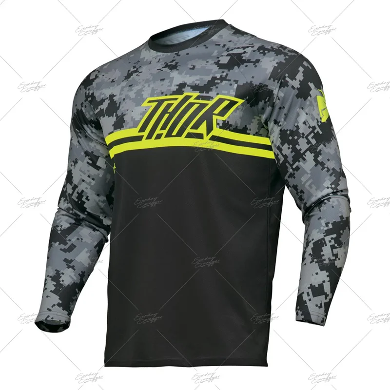 

Downhill Jersey Motorcycle Quick Dry Mountain Bike T-Shirt Long Sleeve Sports Shirt Polera Mtb Jersey Motocross Shirt Breathable