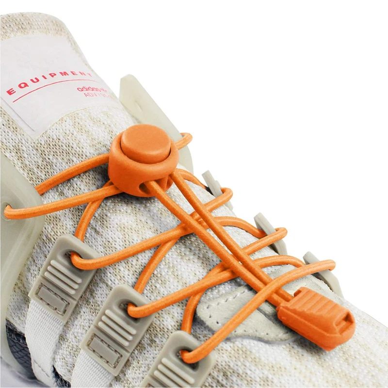 

1Pair Lock Shoe laces Round Tennis Laces Without ties Adult Kids Sneakers Elastic Shoelaces Rubber Bands for Shoes Accesories