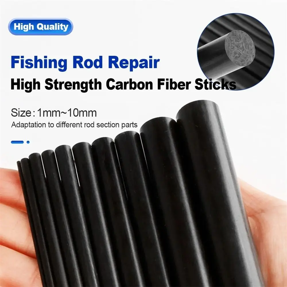 carbon fishing pole repairs Aventik Rod Repair Kit Complete with Glue and Tip Replacement, Fiber Stick Tip Repair Kit for Broken Fishing Maintenance,Rod Building Supplies Epoxy Finish : Sports & Outdoors Fishing Rod Repair Kit Carbon