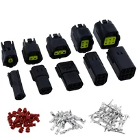 ขั้วต่อ AMP สำหรับรถยนต์ ปลั๊กกันน้ำ ขั้วต่อสายไฟ 1/2/3/4/6/8/12 แกน ตัวผู้และตัวเมีย แบบเสียบ 1.8 ซีรีส์ 3