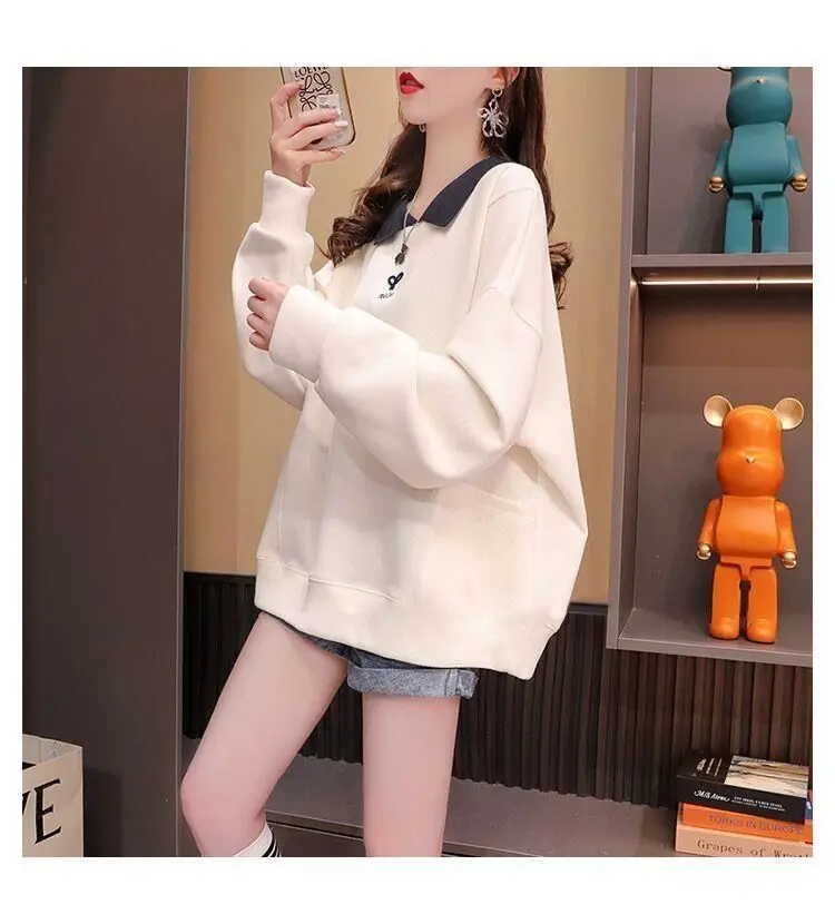 Streetwear Polo Neck Sweatshirt 20