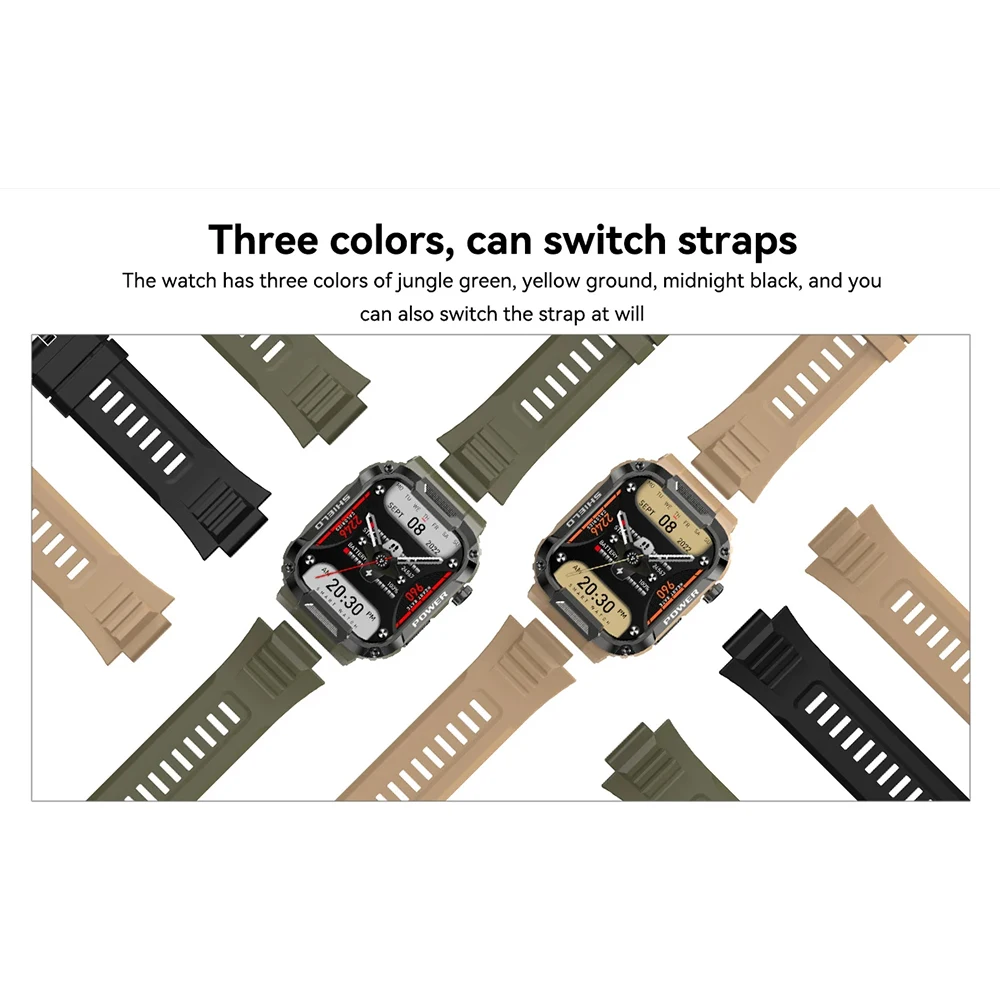 Smart Watch Watch Band Durable military smartwatch backup strap MK66