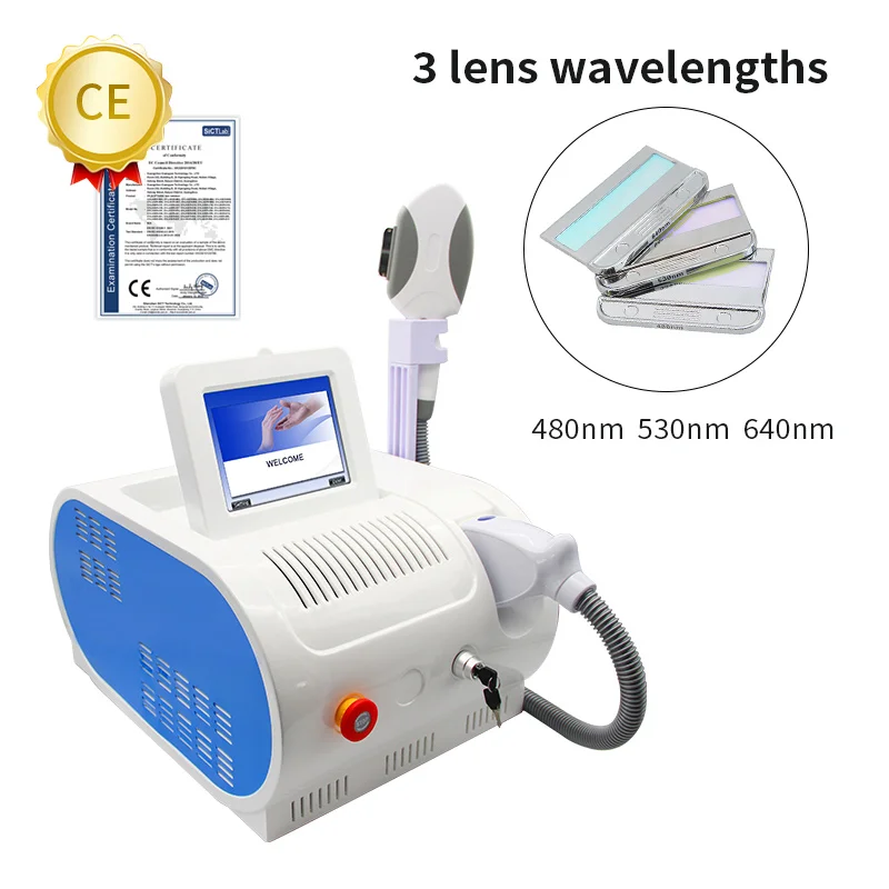 Top Quality IPL+ OPT 480nm Elight Epilator Intense Pulsed Light Optimal