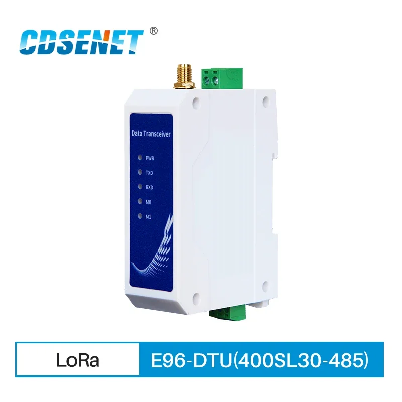 Super LoRa DIN Rail DTU 433MHz 470MHz AC power supply 85-265V 30dbm SX1262 E96-DTU(400SL30-485) Wireless Transceiver Receiver rs485 modem 433mhz 470mhz 30dbm industrial grade wireless data transmission station e96 dtu 400sl30 485 transceiver receiver