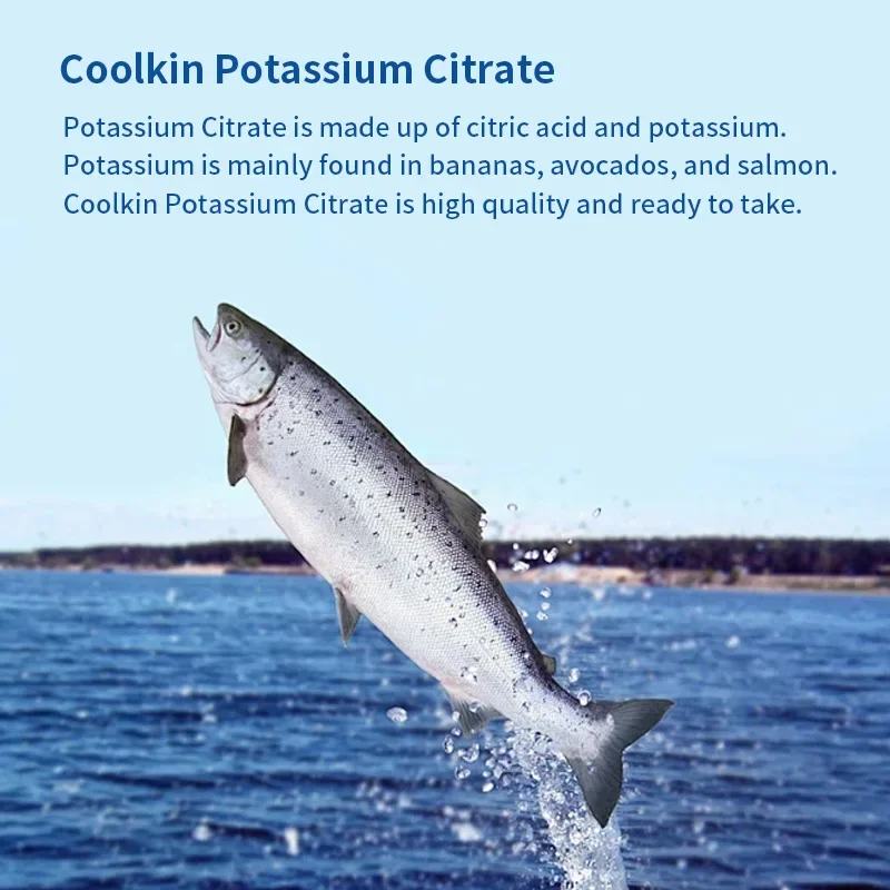 Natural Potassium Citrate - Supports Electrolyte Balance and Normal PH, Non-GMO and Gluten-free, Absorbable Potassium Supplement 5