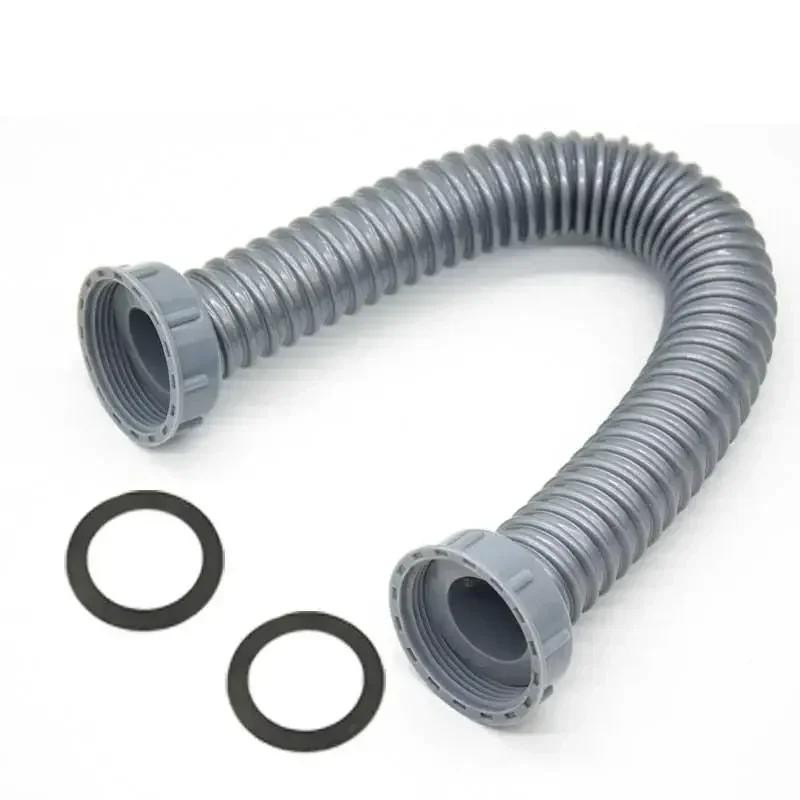 Sink Basin Water Drain Pipe Washbasin Double-end Extend Connection Hose For Bathroom Kitchen Downcomer Accessories drain pipe
