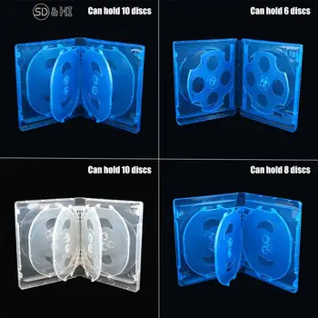 CD Case CD Storage Box 1Pc Blu-ray Replacement Game Cases Protective Box For PS4 PS5 CD DVD Discs Storage Bracket Box