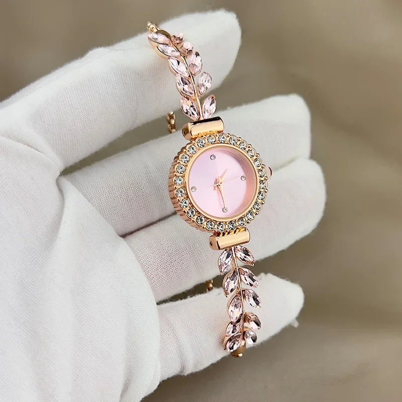 Women's Watch Simple Luxury Water Diamond Quartz Bracelet Watch