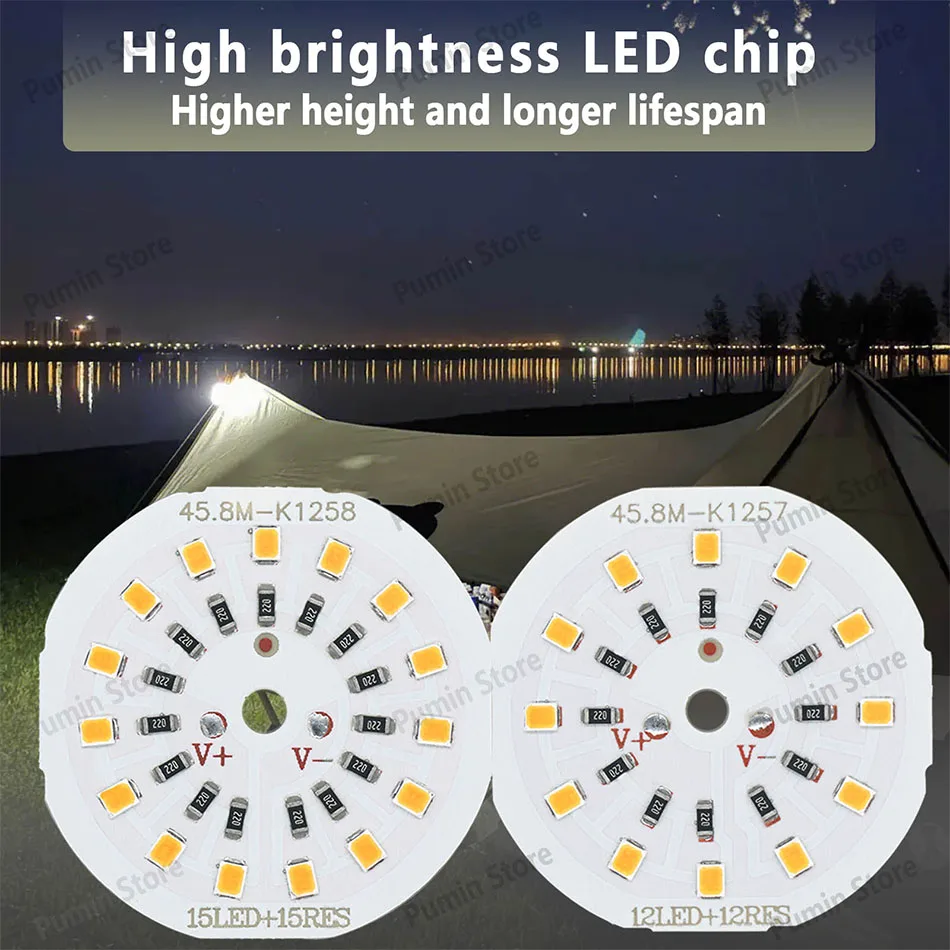 Description Picture 6 of item10pcs LED 2835 Lamp Bead DC12V 17W 21W LED Bulb Lamp Circular Warm White For Mobile Light Accessory Light Board