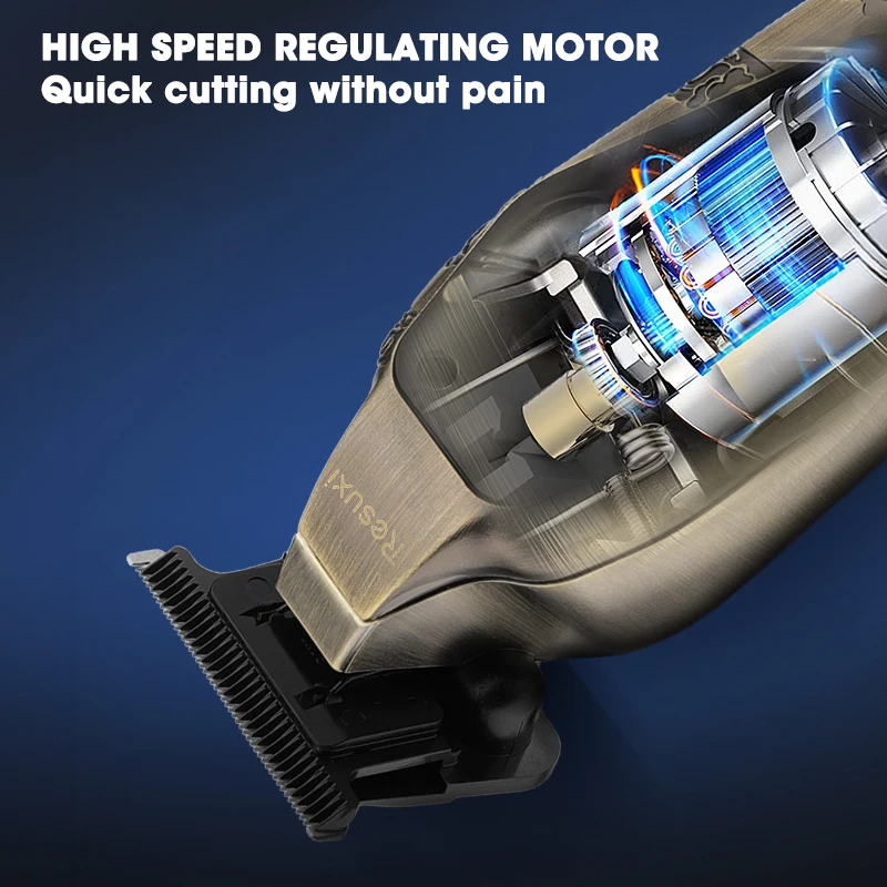 Powder Metallurgy Electric Metal Oil Hair Clipper Hair Salon Electric Hair Clipper 3