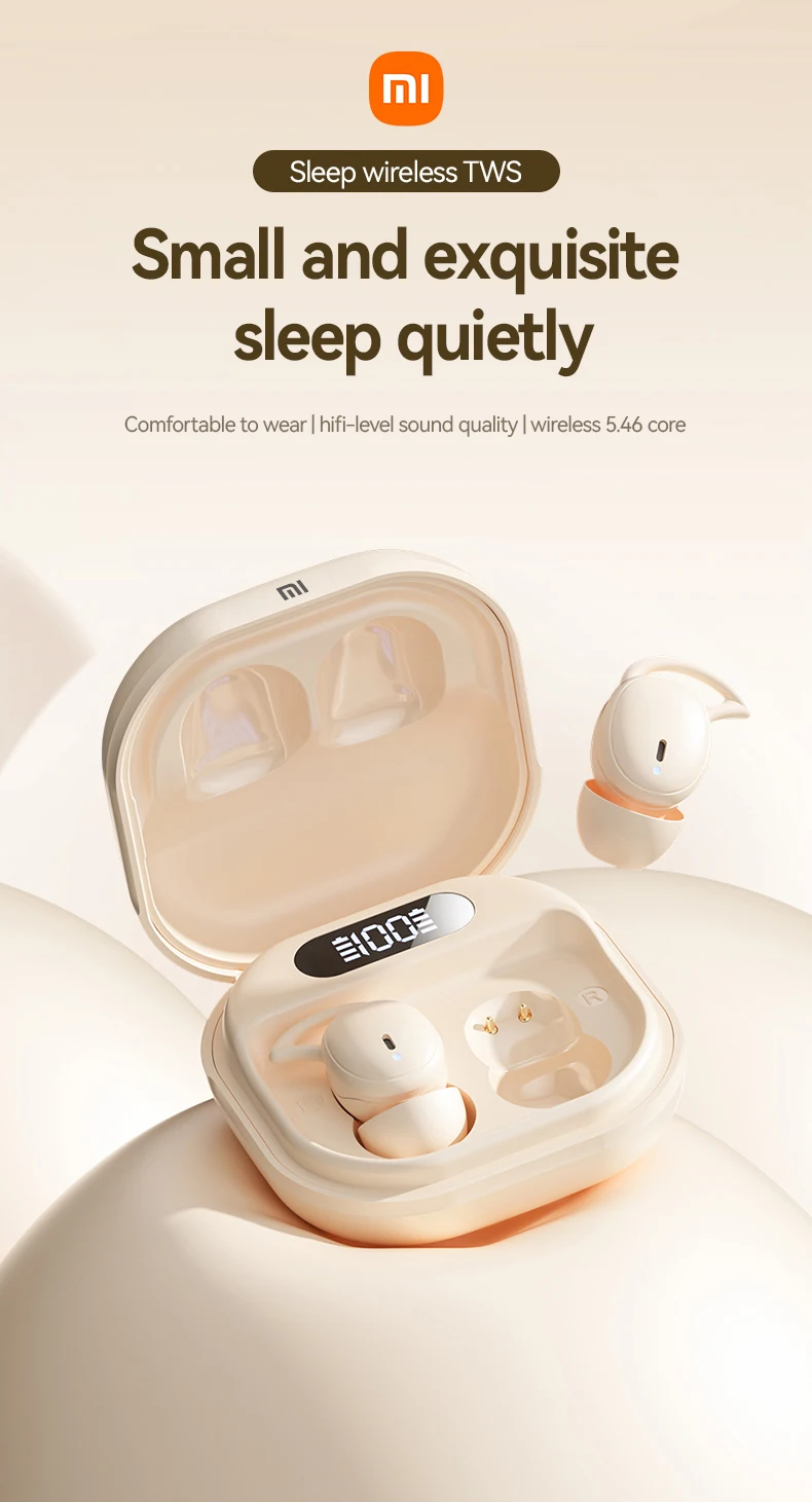 Xiaomi M72 Wireless Sleeping Earbuds Mini Bluetooth 5.4