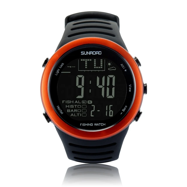 SUNROAD FR720 Digital Fishing Watches Sports Barometer Wristwatch