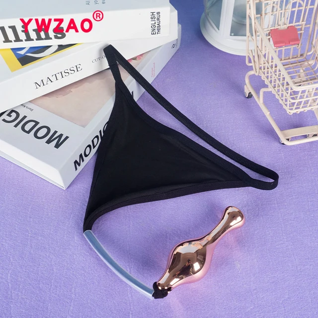 Ywzao Sexo Brinquedos Lingerie Calcinha Cuecas Tangas Suprimentos Adultos  Ânus Butt Plug Mulher Loja Engraçado Anal Produtos N02 Combinação - Plugue  Anal - AliExpress