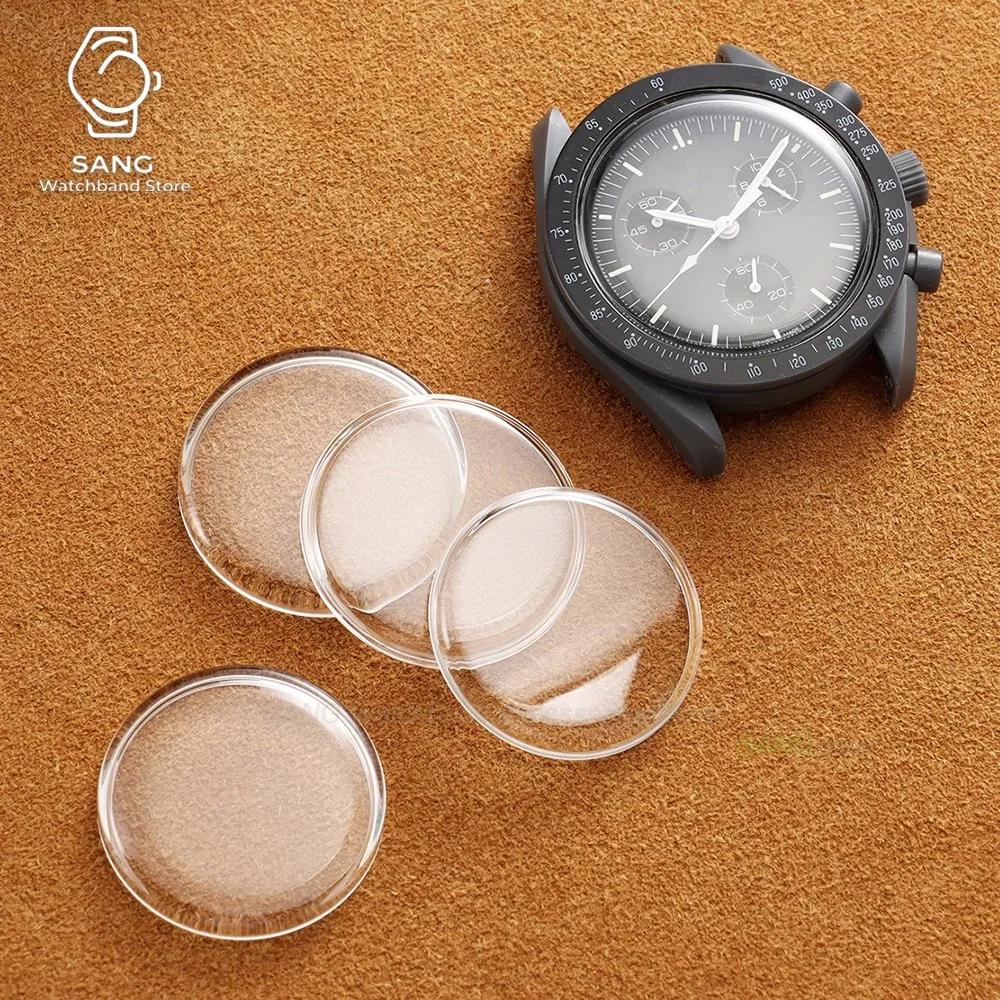 High-Quality Transparent Glass Watch Mirror - Clear Coated Repair Accessory