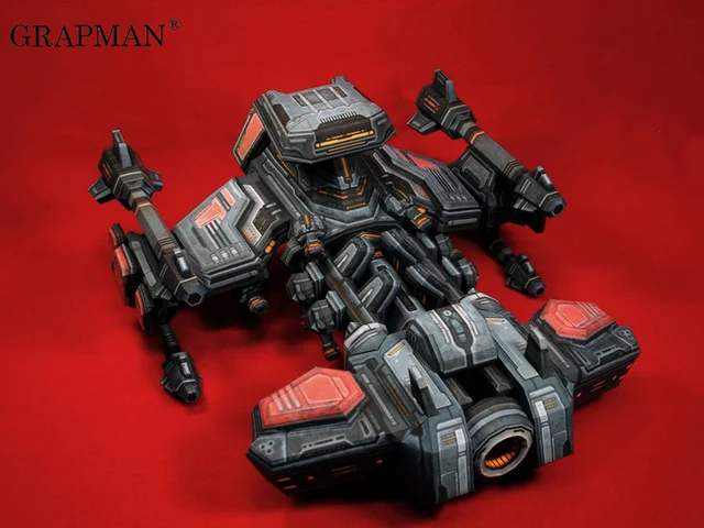 Star II Superplane Daiwa Handmade DIY Game 3D Paper Model 6