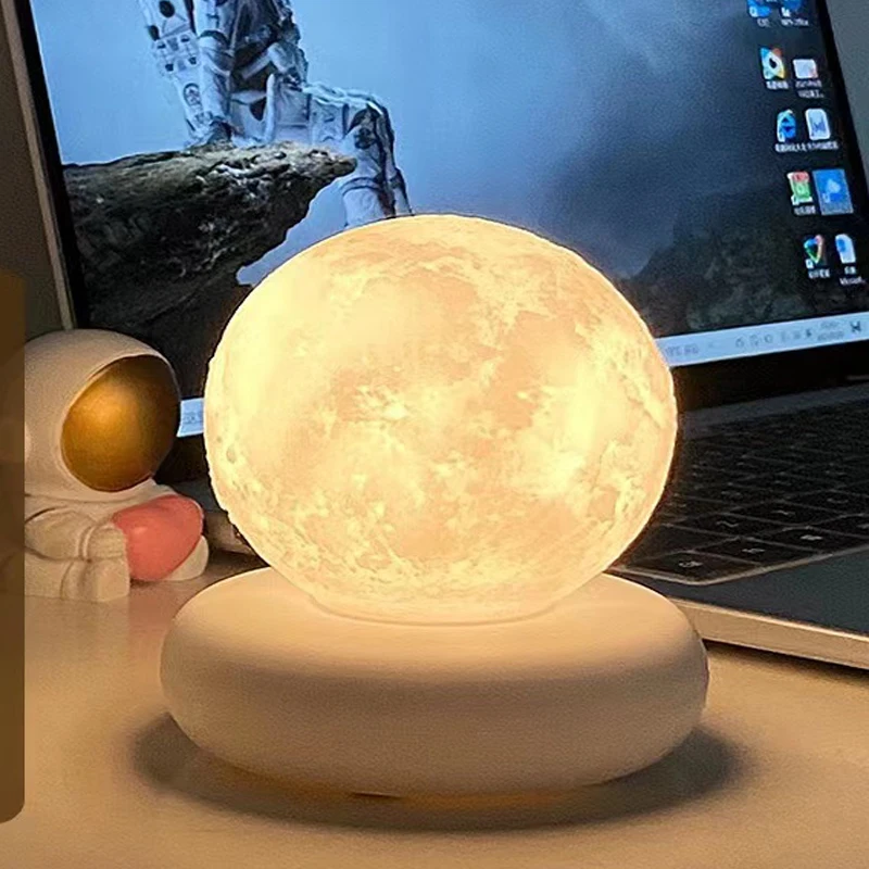 

LED sleep light USB bedroom bed moon lamp remote control timing induction pat light soft light energy-saving lamp